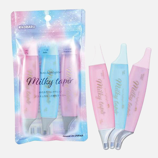 KOBARU Milky Tapir Twin Highlighter Set x 3