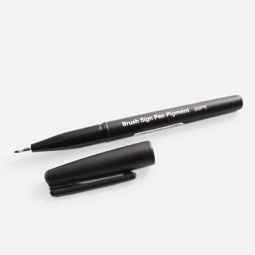 PENTEL Pigment Brush Sign Pen Grey