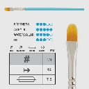 PRINCETON Select Filbert Grainer Brush 1/4"