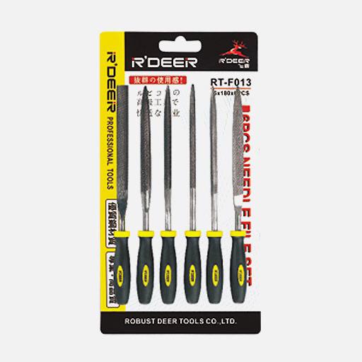 R'DEER Needle File 16cm Set x 6