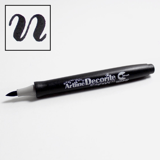 ARTLINE Decorite Brush Marker Black