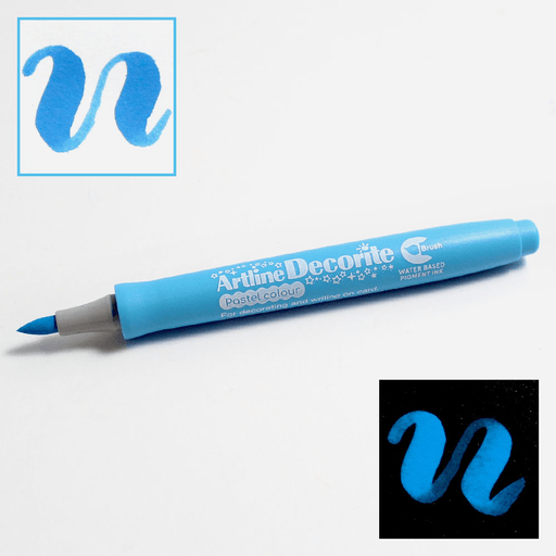 ARTLINE Decorite Brush Marker Pastel Blue