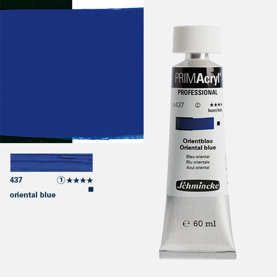 SCHMINCKE Primacryl Professional Heavy Body Acrylic 60ml Oriental Blue