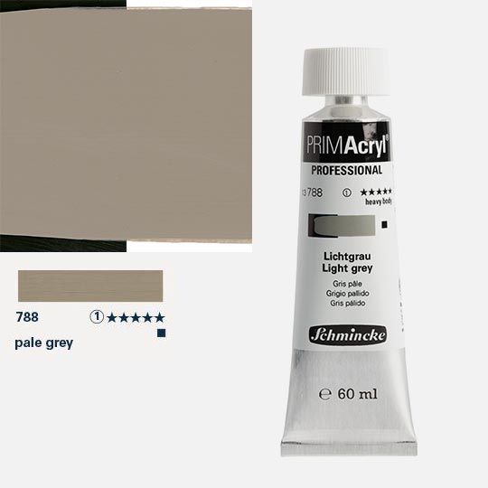 SCHMINCKE Primacryl Professional Heavy Body Acrylic 60ml Light Grey