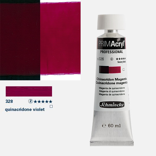 SCHMINCKE Primacryl Professional Heavy Body Acrylic 60ml Quinacridone Violet