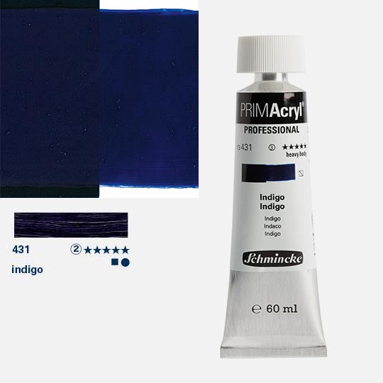 SCHMINCKE Primacryl Professional Heavy Body Acrylic 60ml Indigo