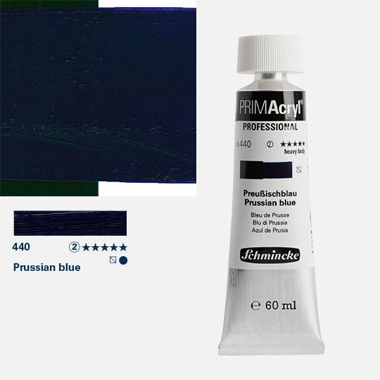 SCHMINCKE Primacryl Professional Heavy Body Acrylic 60ml Prussian Blue