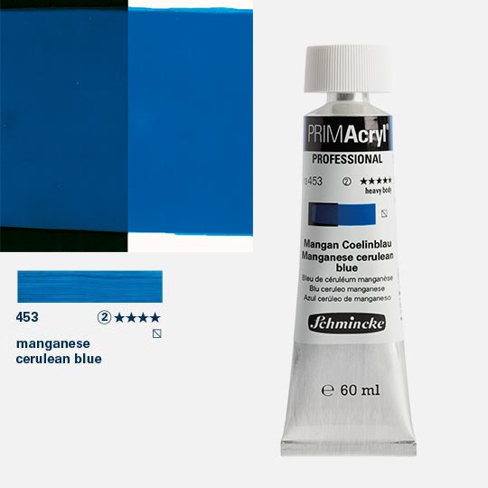 SCHMINCKE Primacryl Professional Heavy Body Acrylic 60ml Manganese Cerulean Blue