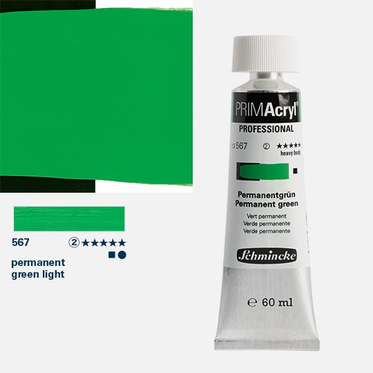 SCHMINCKE Primacryl Professional Heavy Body Acrylic 60ml Permanent Green