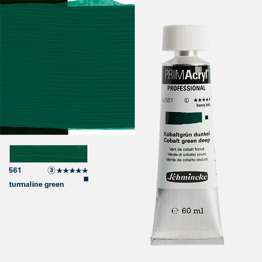 SCHMINCKE Primacryl Professional Heavy Body Acrylic 60ml Cobalt Green Deep