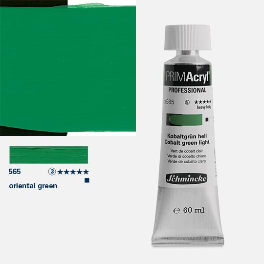 SCHMINCKE Primacryl Professional Heavy Body Acrylic 60ml Cobalt Green Light