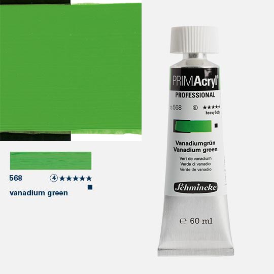 SCHMINCKE Primacryl Professional Heavy Body Acrylic 60ml Vanadium Green