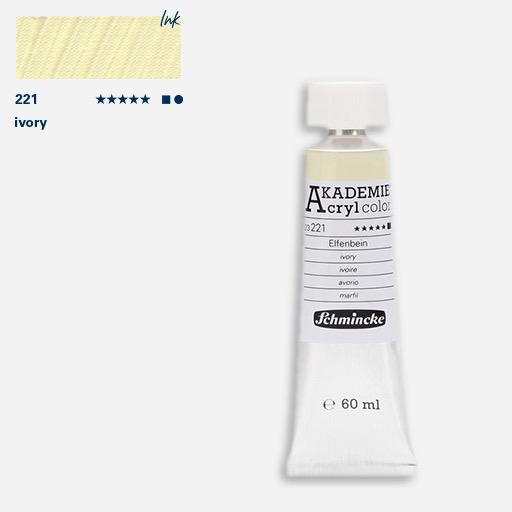 SCHMINCKE Akademie Acrylic 60ml 221 Ivory