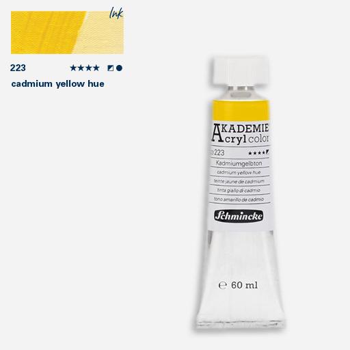 SCHMINCKE Akademie Acrylic 60ml 223 Cadmium Yellow Hue