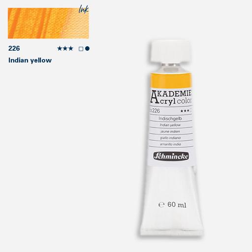 SCHMINCKE Akademie Acrylic 60ml 226 Indian Yellow