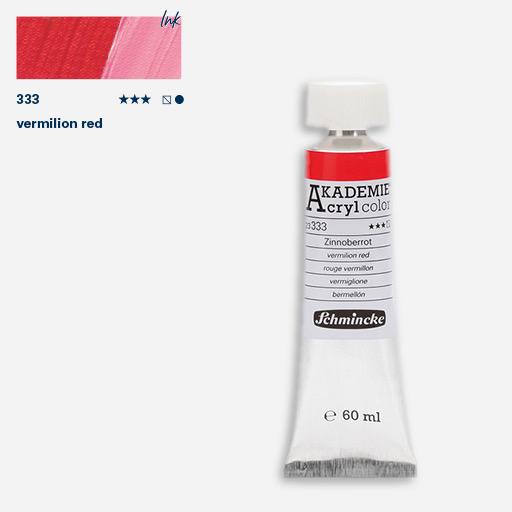 SCHMINCKE Akademie Acrylic 60ml 333 Vermilion Red