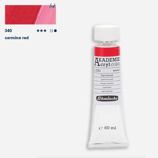 SCHMINCKE Akademie Acrylic 60ml 340 Carmine Red