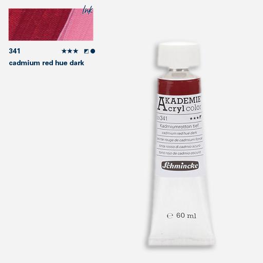 SCHMINCKE Akademie Acrylic 60ml 341 Cadmium Red Hue Dark