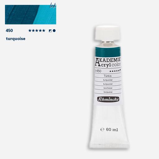 SCHMINCKE Akademie Acrylic 60ml 450 Turquoise
