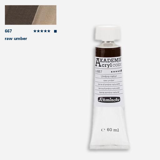 SCHMINCKE Akademie Acrylic 60ml 667 Raw Umber