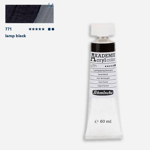 SCHMINCKE Akademie Acrylic 60ml 771 Lamp Black