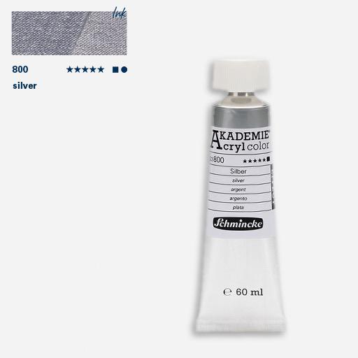SCHMINCKE Akademie Acrylic 60ml 800 Silver