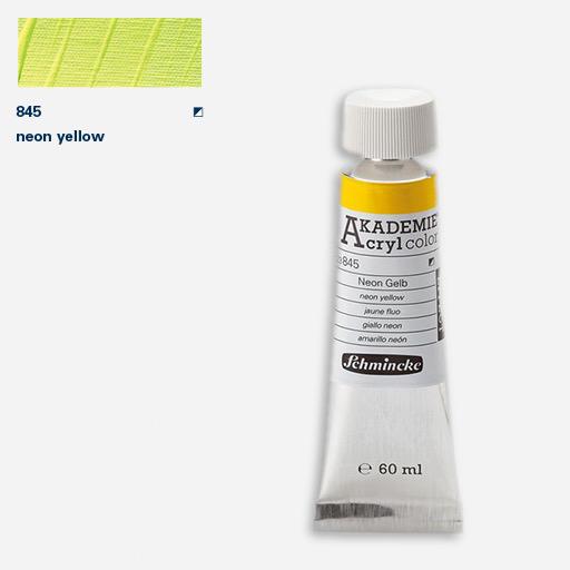 SCHMINCKE Akademie Acrylic 60ml 845 Neon Yellow