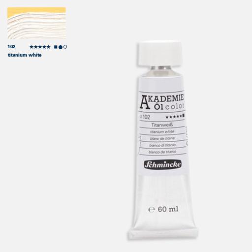 SCHMINCKE Akademie Oil Color 60ml Titanium White