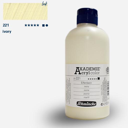 SCHMINCKE Akademie Acrylic 500ml Ivory