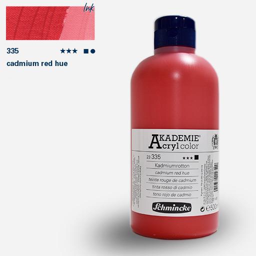 SCHMINCKE Akademie Acrylic 500ml Cadmium Red Hue