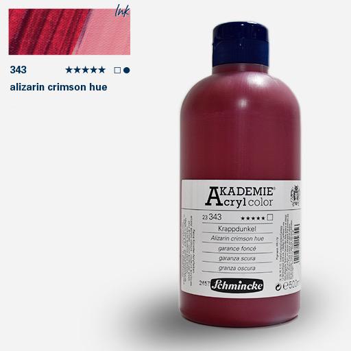 SCHMINCKE Akademie Acrylic 500ml Alizarin Crimson Hue