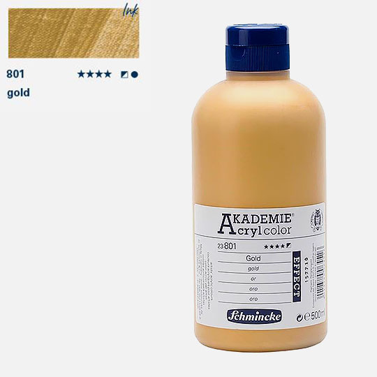 SCHMINCKE Akademie Acrylic 500ml Gold