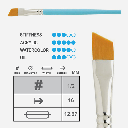 PRINCETON Select Angle Shader Brush 1/2"