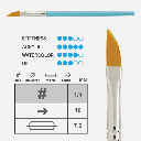 PRINCETON Select Dagger Stripper Brush 1/4"