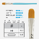 PRINCETON Select Filbert Brush 4