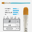 PRINCETON Select Filbert Brush 6