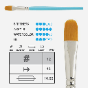 PRINCETON Select Filbert Brush 12