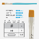 PRINCETON Select Flat Shader Brush 4