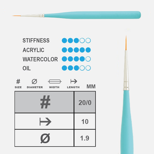 PRINCETON Select Petite Liner Brush 20/0