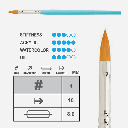 PRINCETON Select Pointed Filbert Brush 4