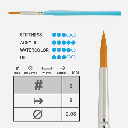 PRINCETON Select Round Brush 0