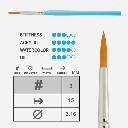 PRINCETON Select Round Brush 3