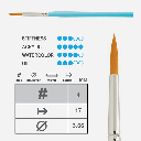 PRINCETON Select Round Brush 4