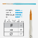 PRINCETON Select Round Brush 6