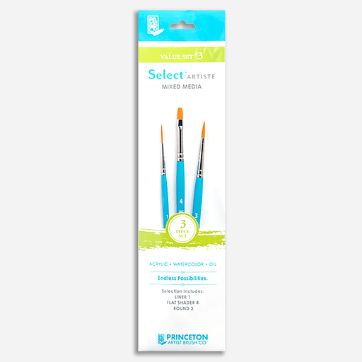 PRINCETON Select Value Brush Set 3 x 3
