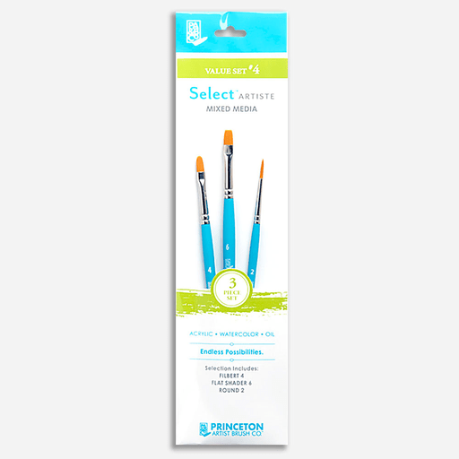 PRINCETON Select Value Brush Set 4 x 3