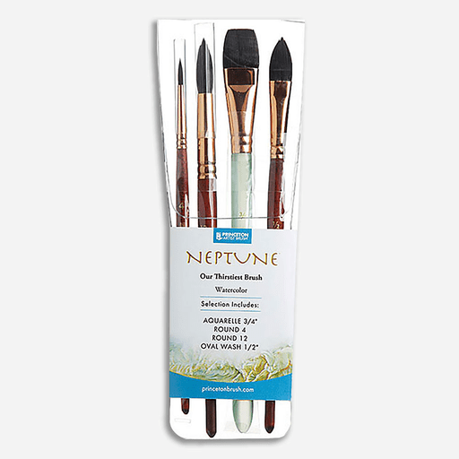 PRINCETON Neptune Synthetic Squirrel Professional Set x 4