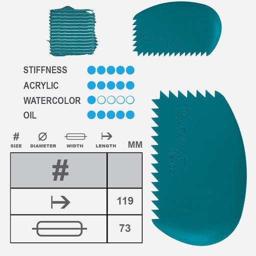 PRINCETON Catalyst Silicone Wedge 2 Blue