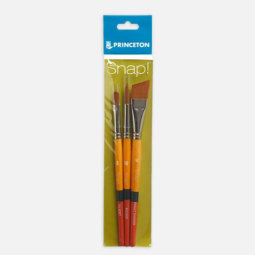 PRINCETON Snap! Golden Taklon Brush Set 1 x 3