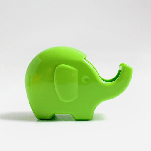 NICHIBAN Elephant Tape Cutter Fresh Green